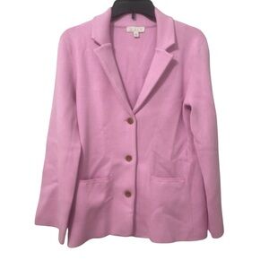J. Crew Light Pink Women's Knit Sweater Blazer